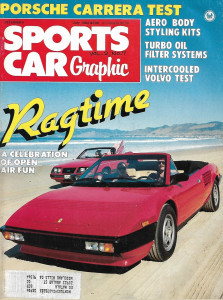 SPORTS CAR GRAPHIC 1984 JULY - LINCOLN LSC, 911 CARRERA, VOLVO INTERCOOL TURBO